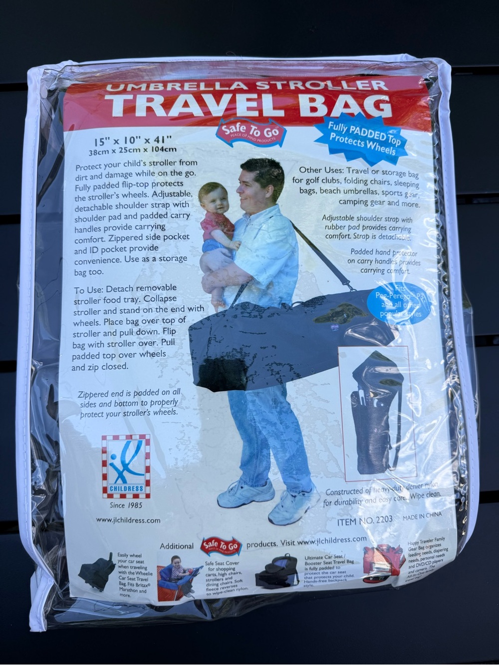 JL Childress Padded Umbrella Stroller Travel Bag